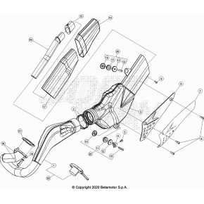 COLLETTORE SCARICO CPL. EVO 2T RACE