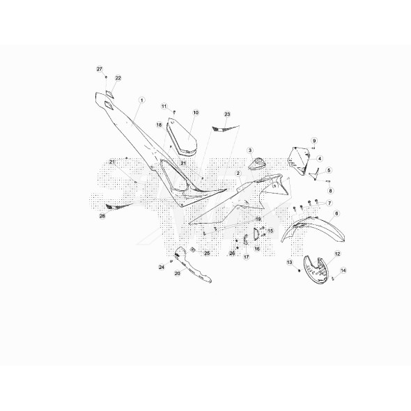 PARAFANGO POSTERIORE COMPLETO