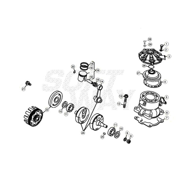 CAMERA DI COMBUST. EVO2T 300CC D.79