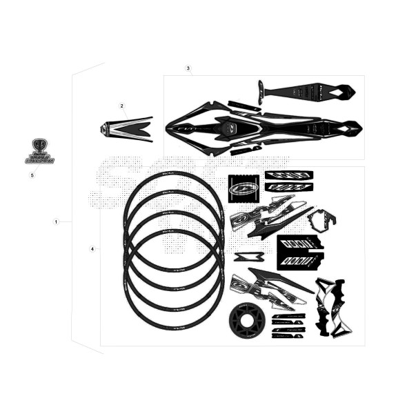 DECALCO EVO 2T FACTORY-SERIE CMPL-