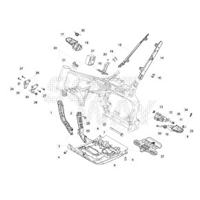 STAFFA CILINDRO SX C/DADI EVO2T