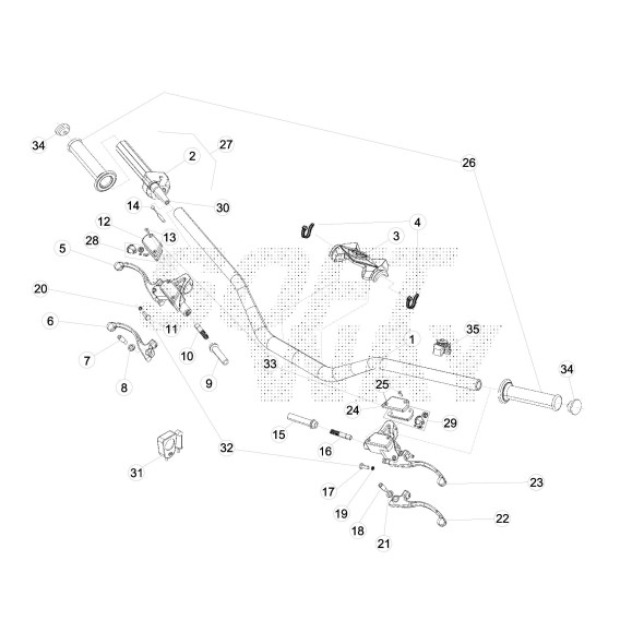 KIT REGOLAZ.GIOCO LEVE C/MOLLA EVO 2T/4T