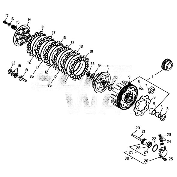 CORPO POMPA FRIZ. EVO 2T/4T REV 2T/4T