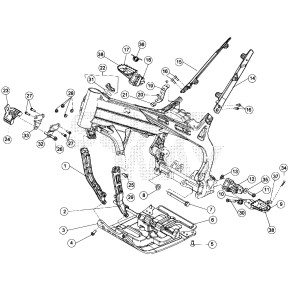 STAFFA CILINDRO SX EVO 2T