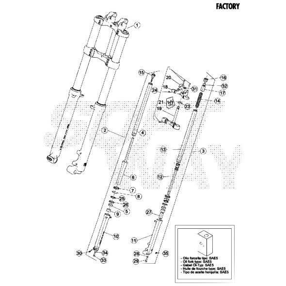 PIASTRA INFERIORE COMPL. ASSECANNOTTO