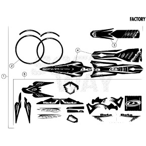 DECALCO PARAF. ANT. EVO 2T FACTORY