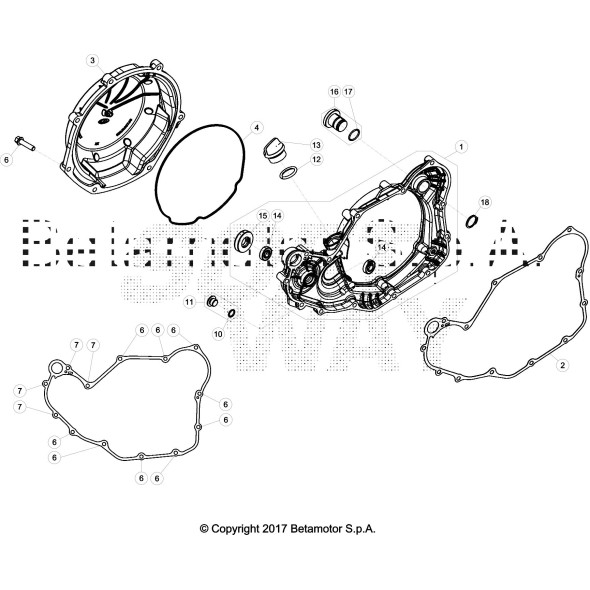 COPERCHIO FRIZIONE ESTERNO