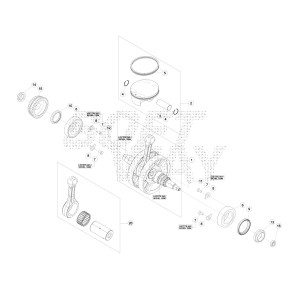 PISTONE MOTORE D88 - 2