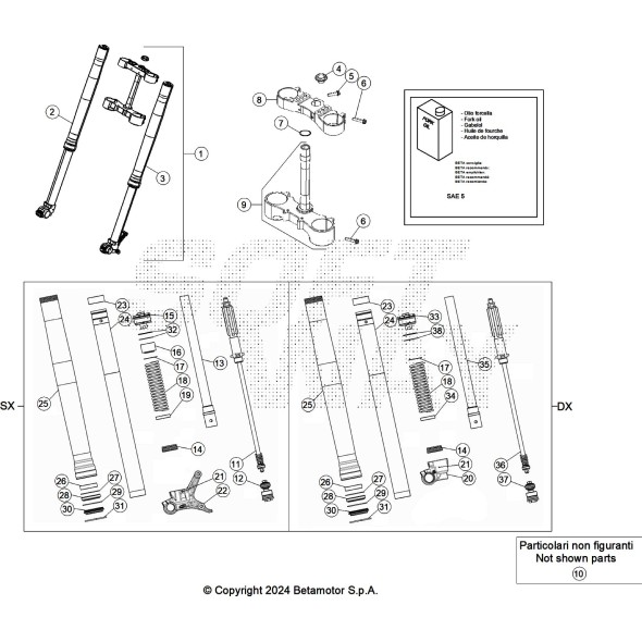 PIASTRA DI STERZO INFERIORE CMPL
