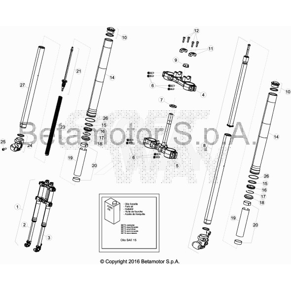 FORCELLA COMPLETA RR 4T LC