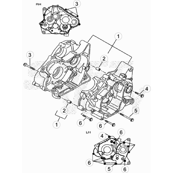 COPPIA CARTER 125CC LC