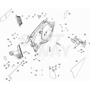 SCATOLA FILTRO CHIUSURA LAT.-COMPL-NERA-