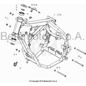 TELAIO RED RR 2T RACING