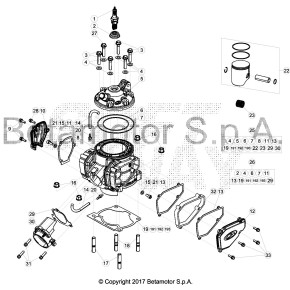 KIT GRUPPO TERMICO 250CC -A-