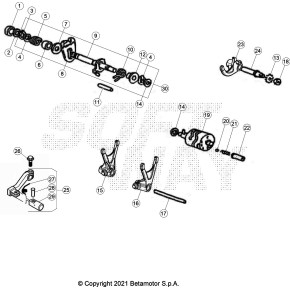 LEVA CAMBIO BLACK RR 2T