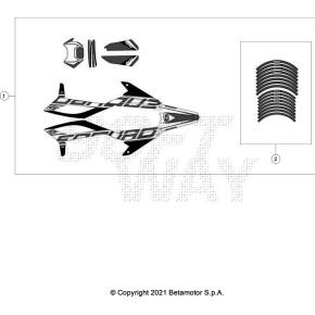 DECALCO CERCHI ENDURO RR 2T