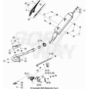 PROTEZIONE SILENZIATORE RR 4T LC