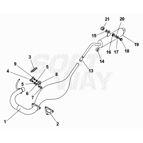 SILENZIATORE RR MOTARD 50CC E2
