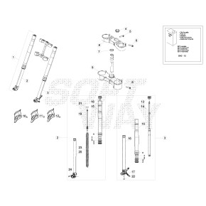 PIASTRA DI STERZO INFERIORE COMPLETA