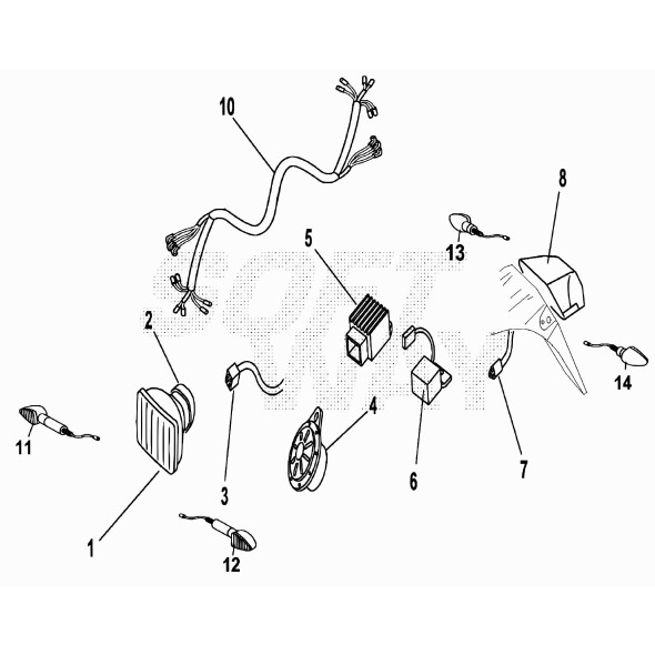 INDICATORE DIREZ. ANT SX - POST.DX VAM