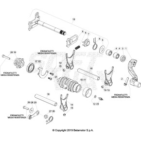 ALBERO COMANDO CAMBIO