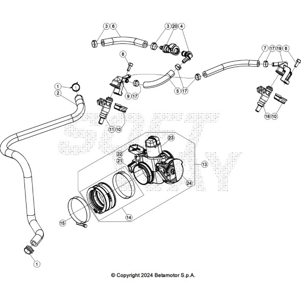 CAPPUCCIO INIETTORE 037.13.001.00.00