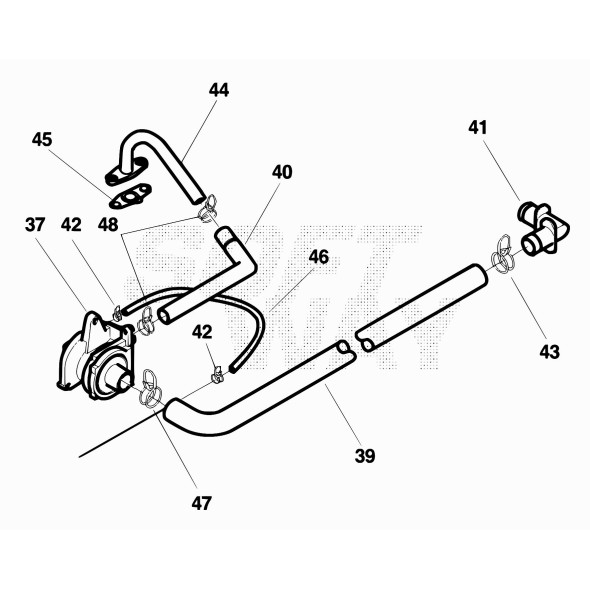 VALVOLA AIS RICIRCOLO ARIA YBR EURO 3