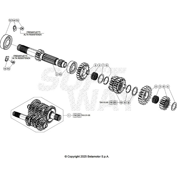 ANELLO D'ARRESTO SW 22X1,2