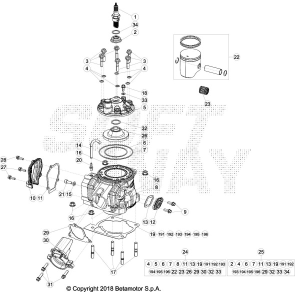CILINDRO D62 - A 035.11.028.00.0A