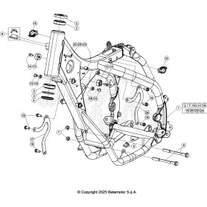 ATTACCO MOTORE RR 2T