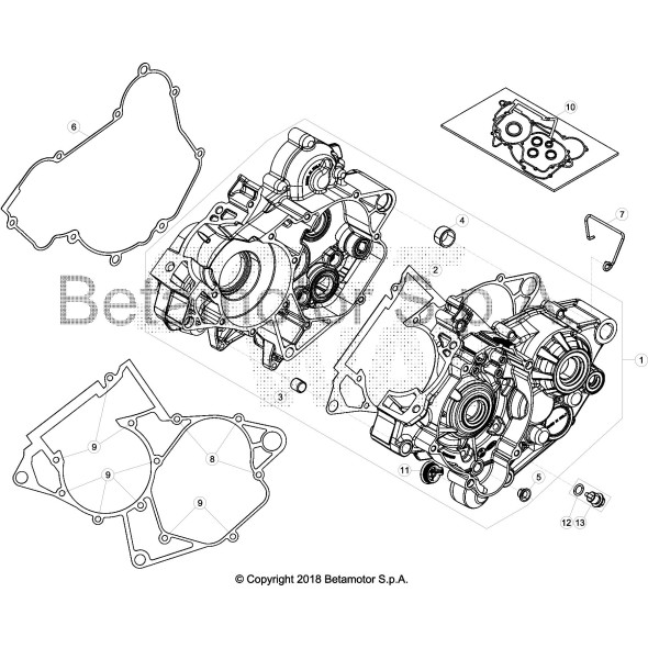 KIT GUARNIZIONI RR 2T