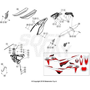 SERBATOIO BENZINA RR 4T *BIANCO*