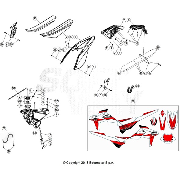 DECALCO SERIE COMPLETA RR 2T