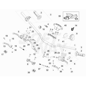 COMANDO GAS C/MANOP.E TRASMISSIONE RR 4T