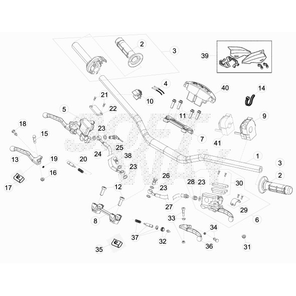 COMANDO GAS C/MANOP.E TRASMISSIONE RR 4T