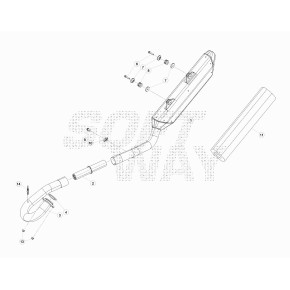 COLLETTORE SCARICO RR4T /390