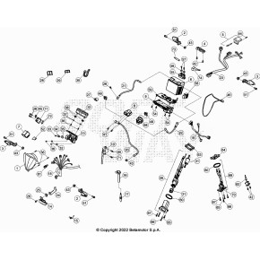 IMPIANTO ELETTRICO SERVIZI ANTERIORE