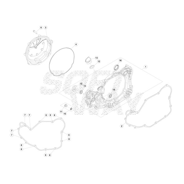 COPERCHIO FRIZIONE ESTERNO