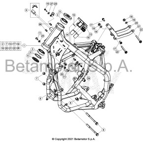 ATTACCO MOTORE SINISTRO