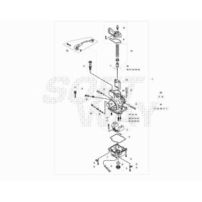 CARBURATORE KEIHIN PWK 36S 300CC TPS