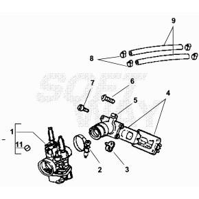 CARBURATORE COMPLETO RR 2T RACING