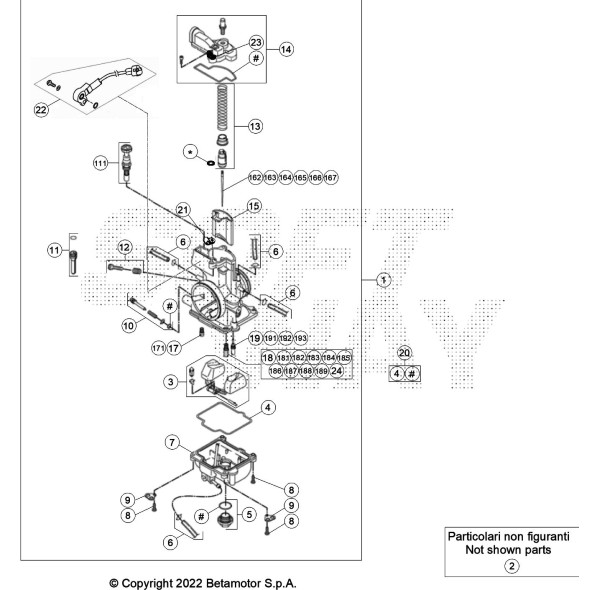 CARBURATORE COMPLETO XTRAINER 2T EU