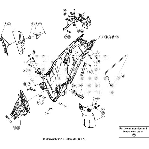 STAFFA IMPIANTO ELETTRICO XTRAINER 2T