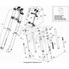 GAMBA FORCELLA SINISTRA WHITE EVO FACTOR