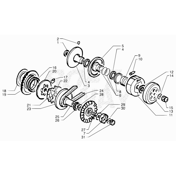 MASSA CENTRIFUGA FORO D.8,8