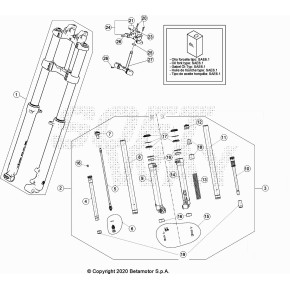 FORCELLA COMPLETA WHITE EVO 2T SENIOR