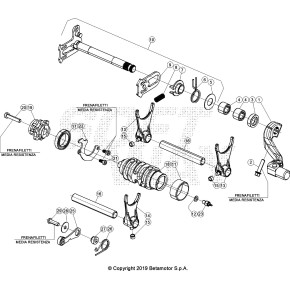 LEVA CAMBIO BLACK RR 4T