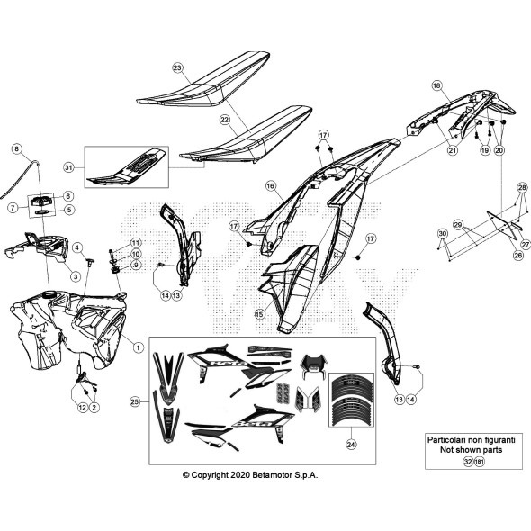 CONTENITORE FILTRO A CARBONI A - KIT RR