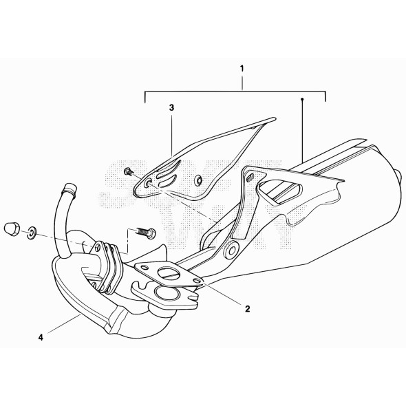 GUARNIZIONE SCARICO SCOOTER