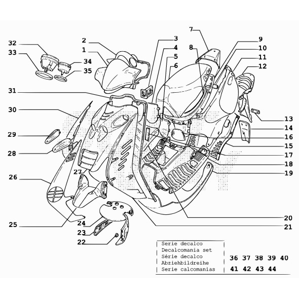 STRUMENTO CONTAKM SCOOTER ARK ARIA